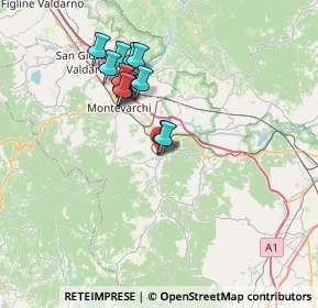 Mappa Via Camillo Benso Conte di Cavour, 52021 Bucine AR, Italia (6.43385)