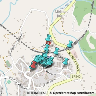 Mappa Via Camillo Benso Conte di Cavour, 52021 Bucine AR, Italia (0.20741)