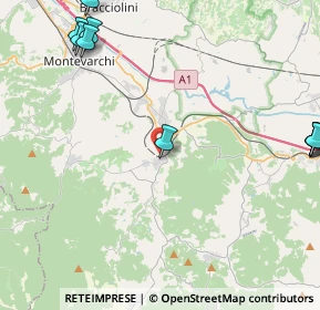 Mappa Via Camillo Benso Conte di Cavour, 52021 Bucine AR, Italia (6.55455)