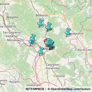 Mappa Via del Fosso, 52100 Arezzo AR, Italia (8.53333)