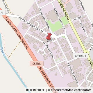 Mappa Via Georges Sorel, 10, 06012 Città di Castello, Perugia (Umbria)