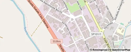 Mappa Città di Castello