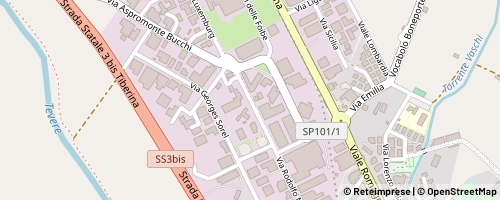 Mappa Città di Castello