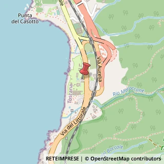 Mappa Via del Littorale, 220, 57128 Livorno, Livorno (Toscana)