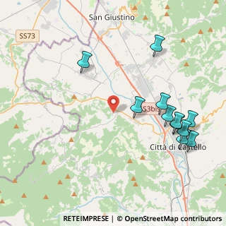 Mappa Celle, 06010 Città di Castello PG, Italia (4.85364)