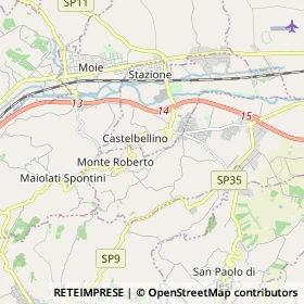 Mappa Castelbellino