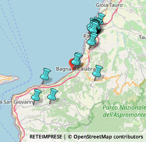 Mappa Piazza R. Filippo, 89011 Bagnara Calabra RC, Italia (8.2555)