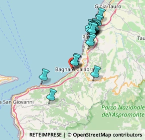 Mappa Piazza Cesare Battisti, 89011 Bagnara Calabra RC, Italia (8.004)