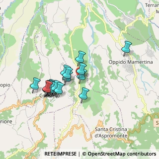 Mappa Contrada Caruso, 89056 Oppido Mamertina RC, Italia (1.755)