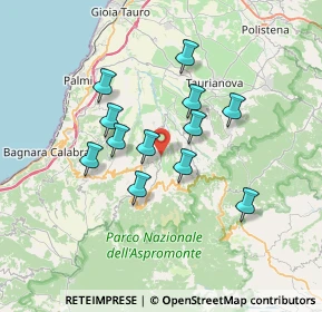 Mappa Contrada Caruso, 89056 Oppido Mamertina RC, Italia (6.41583)