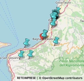 Mappa Via Pezzolo, 89011 Bagnara Calabra RC, Italia (8.348)