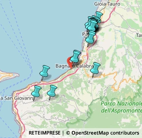 Mappa CONTRADA PEZZOLO, 89011 Bagnara Calabra RC, Italia (8.4415)