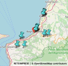 Mappa CONTRADA PEZZOLO, 89011 Bagnara Calabra RC, Italia (6.28368)