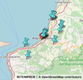 Mappa CONTRADA PEZZOLO, 89011 Bagnara Calabra RC, Italia (5.78188)