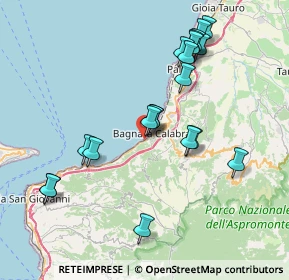 Mappa CONTRADA PEZZOLO, 89011 Bagnara Calabra RC, Italia (8.7315)