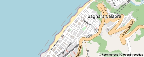 Mappa Bagnara Calabra