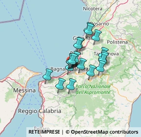 Mappa Bagnara Calabra, 89011 Bagnara Calabra RC, Italia (9.5205)