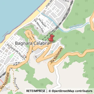 Mappa Via Nazionale, 166, 89011 Bagnara Calabra, Reggio di Calabria (Calabria)