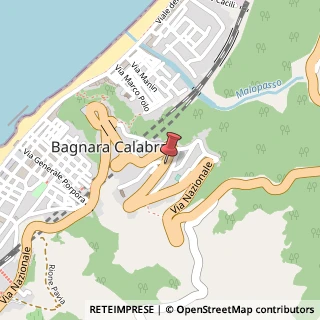Mappa Via Nazionale, 195, 89011 Bagnara Calabra, Reggio di Calabria (Calabria)