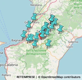 Mappa Via Germanò, 89014 Oppido Mamertina RC, Italia (10.994)