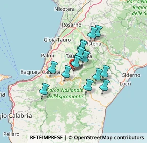 Mappa Via Germanò, 89014 Oppido Mamertina RC, Italia (10.09933)