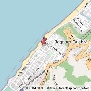 Mappa Via Cortile I, 89011 Bagnara Calabra, Reggio di Calabria (Calabria)