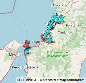 Mappa Via Generale Porpora, 89011 Bagnara Calabra RC, Italia (12.92375)