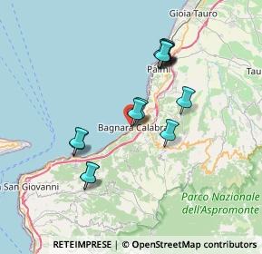 Mappa Via Generale Porpora, 89011 Bagnara Calabra RC, Italia (7.25714)