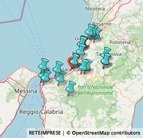 Mappa Via Nazionale Porelli, 89011 Bagnara Calabra RC, Italia (11.1065)