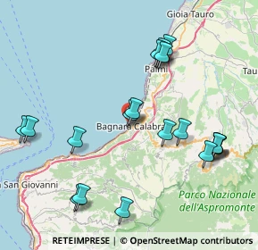 Mappa Via SS. Maria delle Grazie, 89011 Bagnara Calabra RC, Italia (9.759)