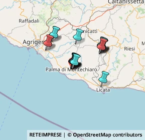 Mappa Via Camillo Orres, 92020 Palma di Montechiaro AG, Italia (9.5865)