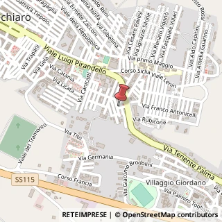 Mappa Via Tommaso Campanella, 92020 Palma di Montechiaro AG, Italia, 92020 Palma di Montechiaro, Agrigento (Sicilia)
