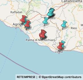 Mappa Via Russel Bertrand, 92020 Palma di Montechiaro AG, Italia (14.866)