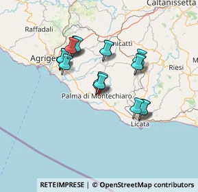 Mappa Via Russel Bertrand, 92020 Palma di Montechiaro AG, Italia (13.456)