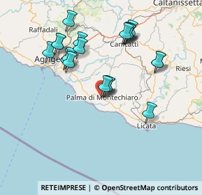 Mappa Palma Di Montechiaro, 92020 Palma di Montechiaro AG, Italia (16.7185)