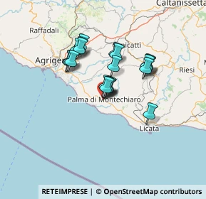 Mappa Palma Di Montechiaro, 92020 Palma di Montechiaro AG, Italia (11.385)