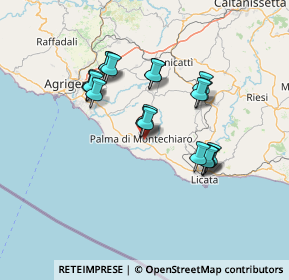 Mappa Via Luigi Einaudi, 92020 Palma di Montechiaro AG, Italia (13.5035)