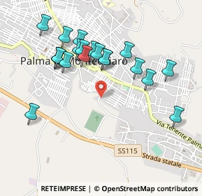 Mappa Via Caltanissetta, 92020 Palma di Montechiaro AG, Italia (0.545)