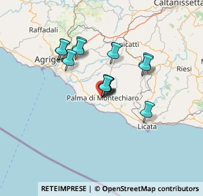 Mappa Via Berlino, 92020 Palma di Montechiaro AG, Italia (11.50615)