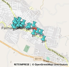 Mappa Via Garda, 92020 Palma di Montechiaro AG, Italia (0.458)