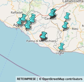 Mappa Via Garda, 92020 Palma di Montechiaro AG, Italia (16.6465)