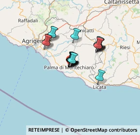 Mappa Via Garda, 92020 Palma di Montechiaro AG, Italia (9.412)