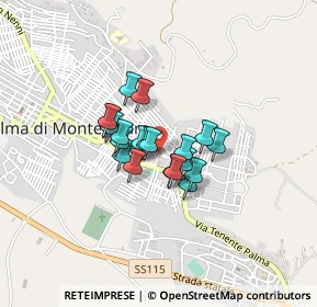 Mappa Via Montevago, 92020 Palma di Montechiaro AG, Italia (0.289)