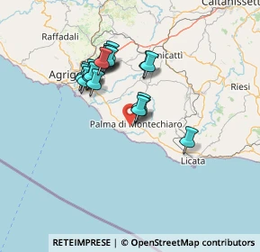 Mappa SP55, 92020 Palma di Montechiaro AG, Italia (13.324)