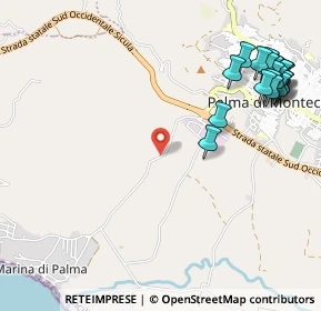 Mappa SP55, 92020 Palma di Montechiaro AG, Italia (1.5605)