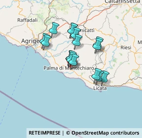 Mappa Via Tenente Palma, 92020 Palma di Montechiaro AG, Italia (11.47688)