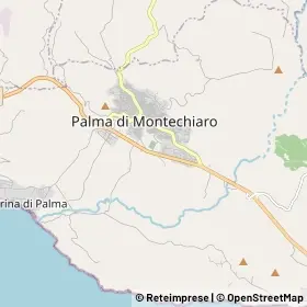 Mappa Palma di Montechiaro