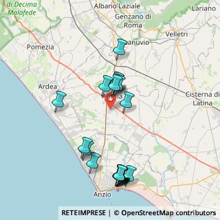 Mappa Via della Meccanica, 04011 Aprilia LT, Italia (8.3905)