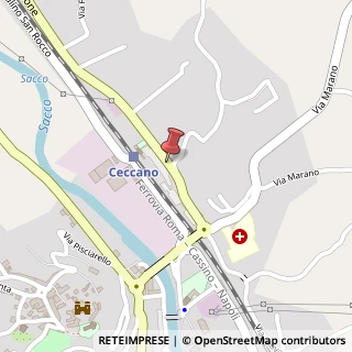 Mappa Via per Frosinone, 20, 03023 Ceccano, Frosinone (Lazio)