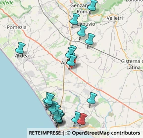 Mappa 04010 Aprilia LT, Italia (10.1435)